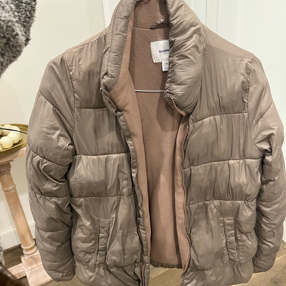 Mauve puffer jacket